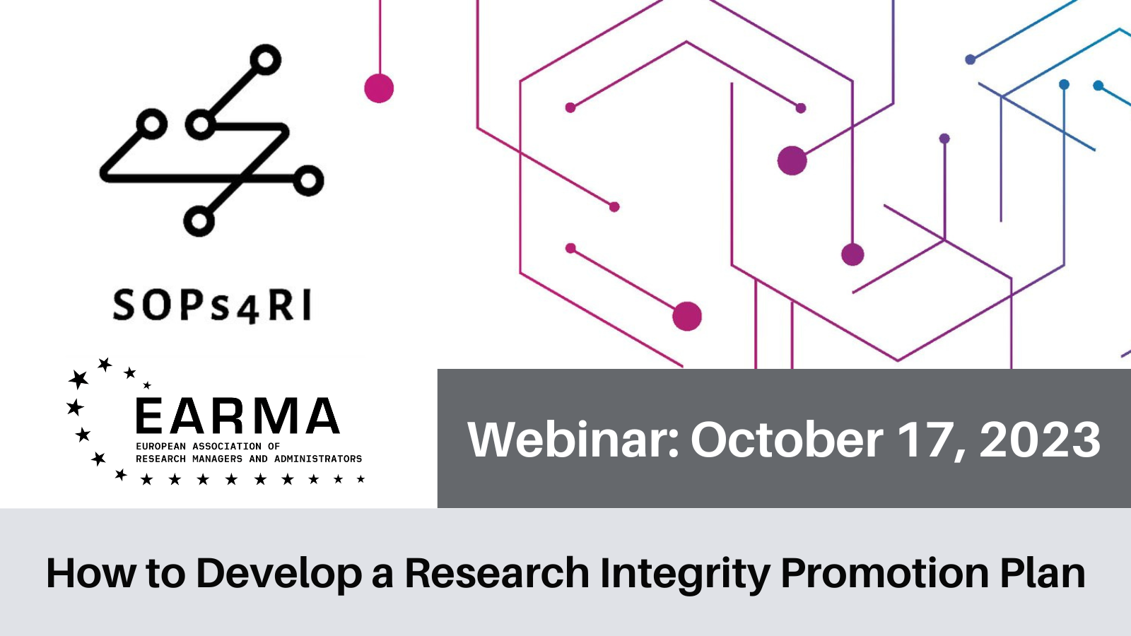 How to Develop a Research Integrity Promotion Plan